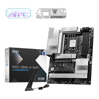 MSI PRO Z890-A WIFI ATX MOTHERBOARD LGA 1851 for Intel Core Ultra CPU MSI PRO Z890-A WIFI ATX MOTHERBOARD LGA 1851 for Intel Core Ultra CPU